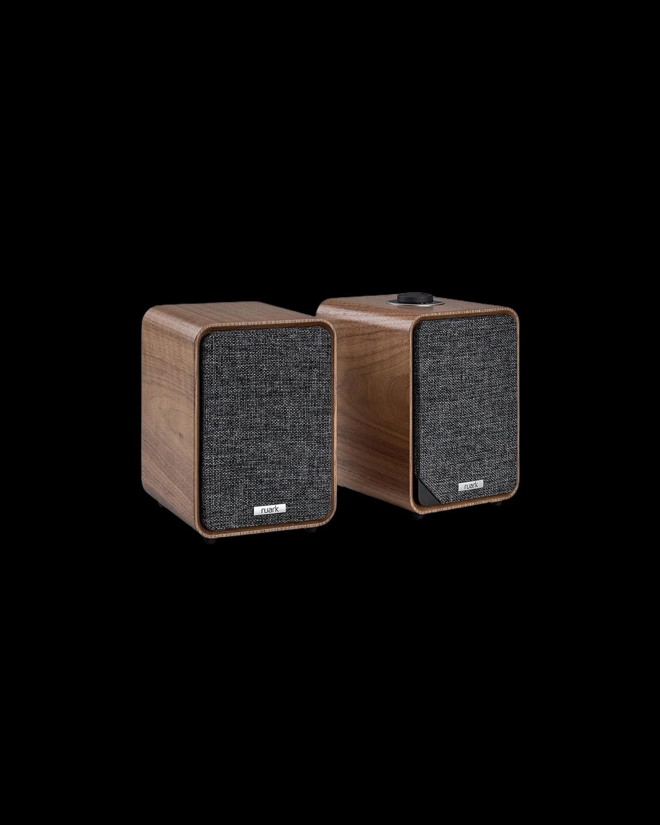 One Ruark MR1 Mk3 desktop speaker cabinet.