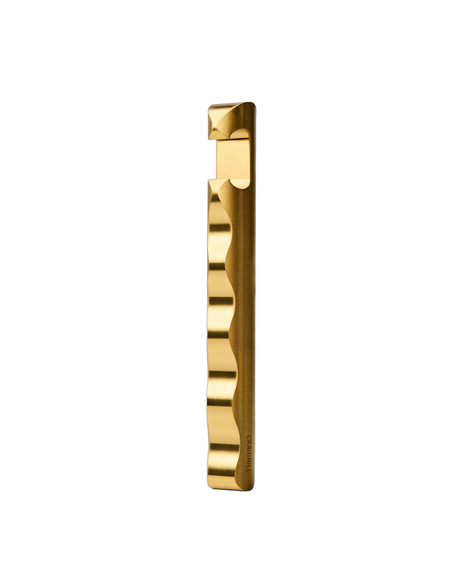 Craighill Ripple Opener in solid brass.